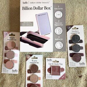 Billion Dollar Beauty Makeup Box / Mirror, Eyeshadow, and Blush BRAND NEW